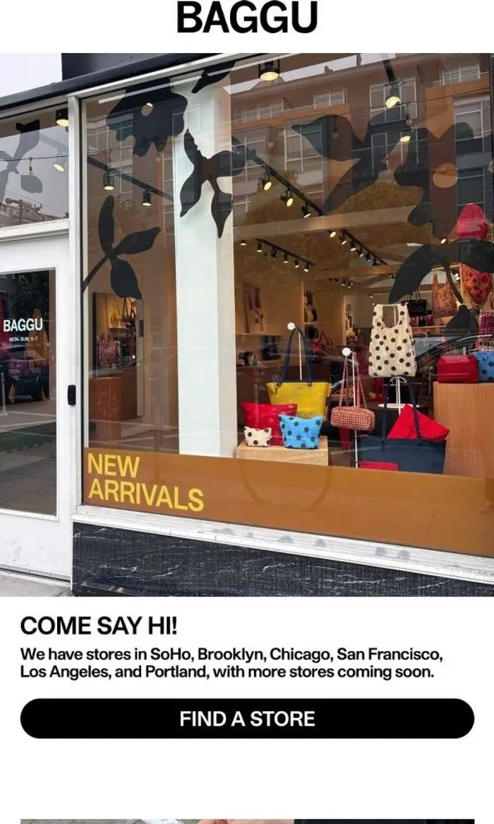 BAGGU: Visit a Store