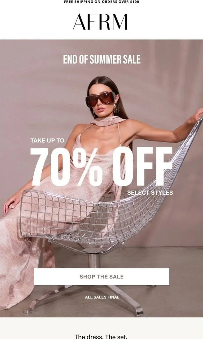 AFRM: SALE STARTS NOW