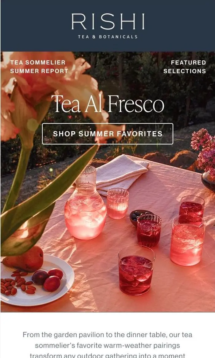 Rishi Tea & Botanicals: Tea for the Terrace
