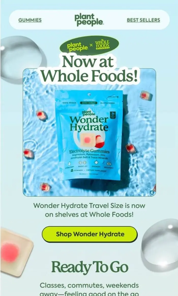 Plant People: Travel Size now @ Whole Foods 💧