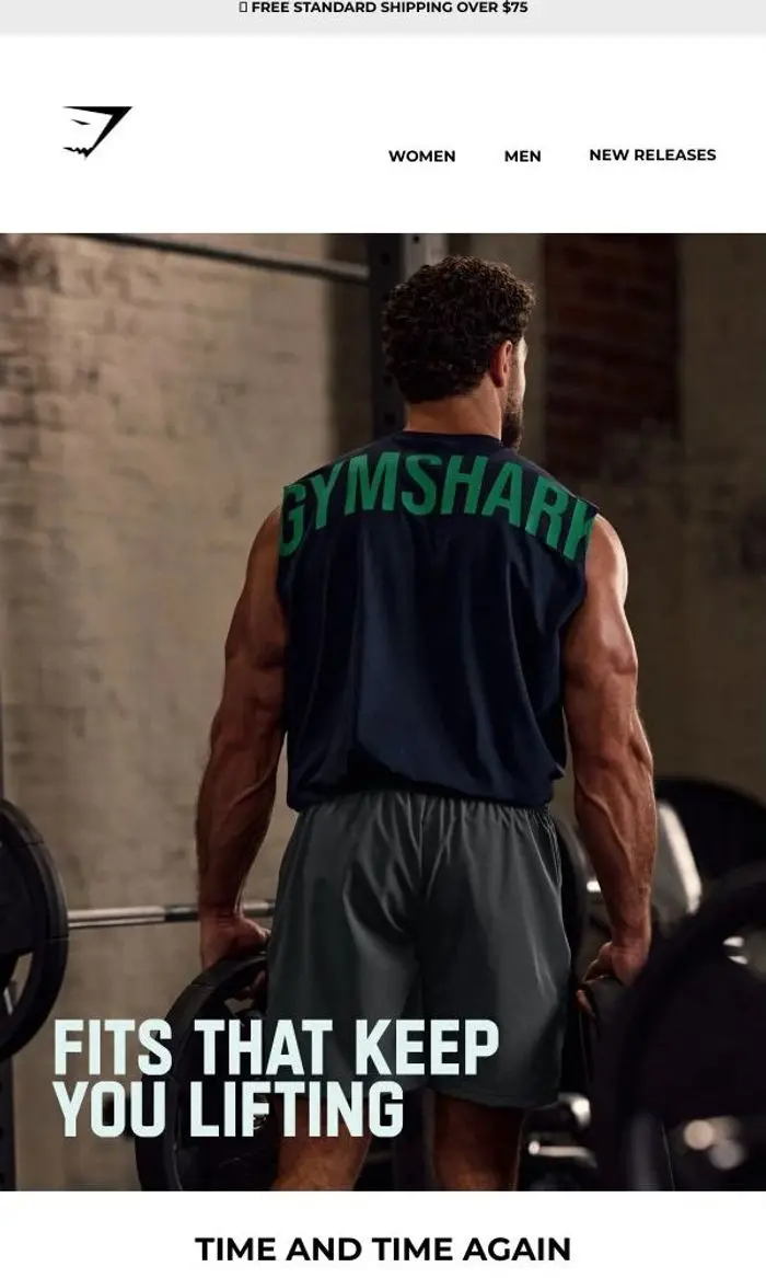 Gymshark: Fits that keep you lifting 🏋️‍♂️ 