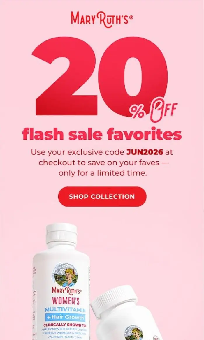 MaryRuth's: Only for a limited time... 👀
