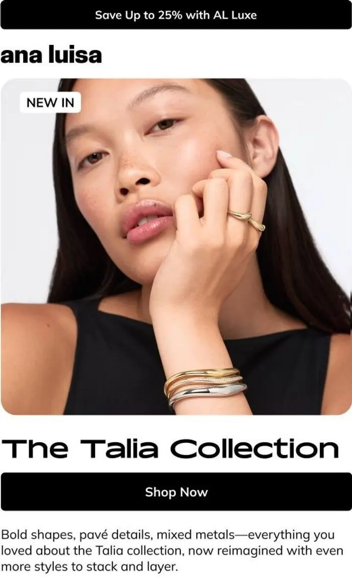 ANA LUISA: NEW IN: The Talia Collection