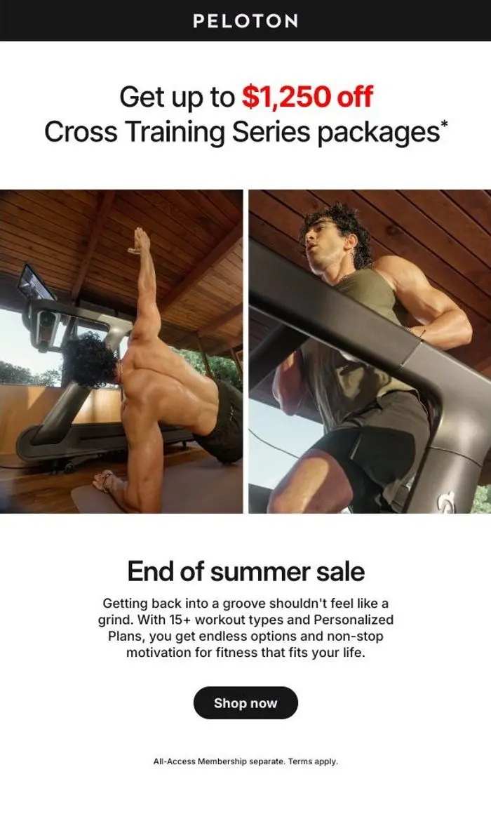 Peloton: Your new fall routine is calling