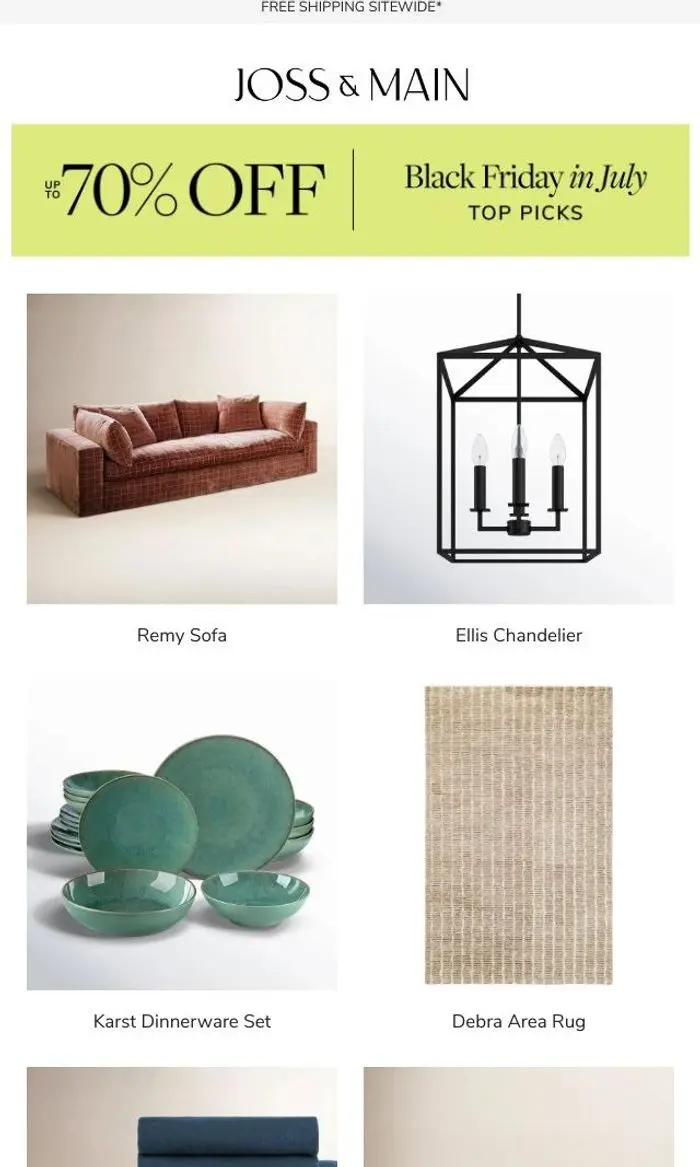 Joss & Main: Go ahead, get yourself something nice