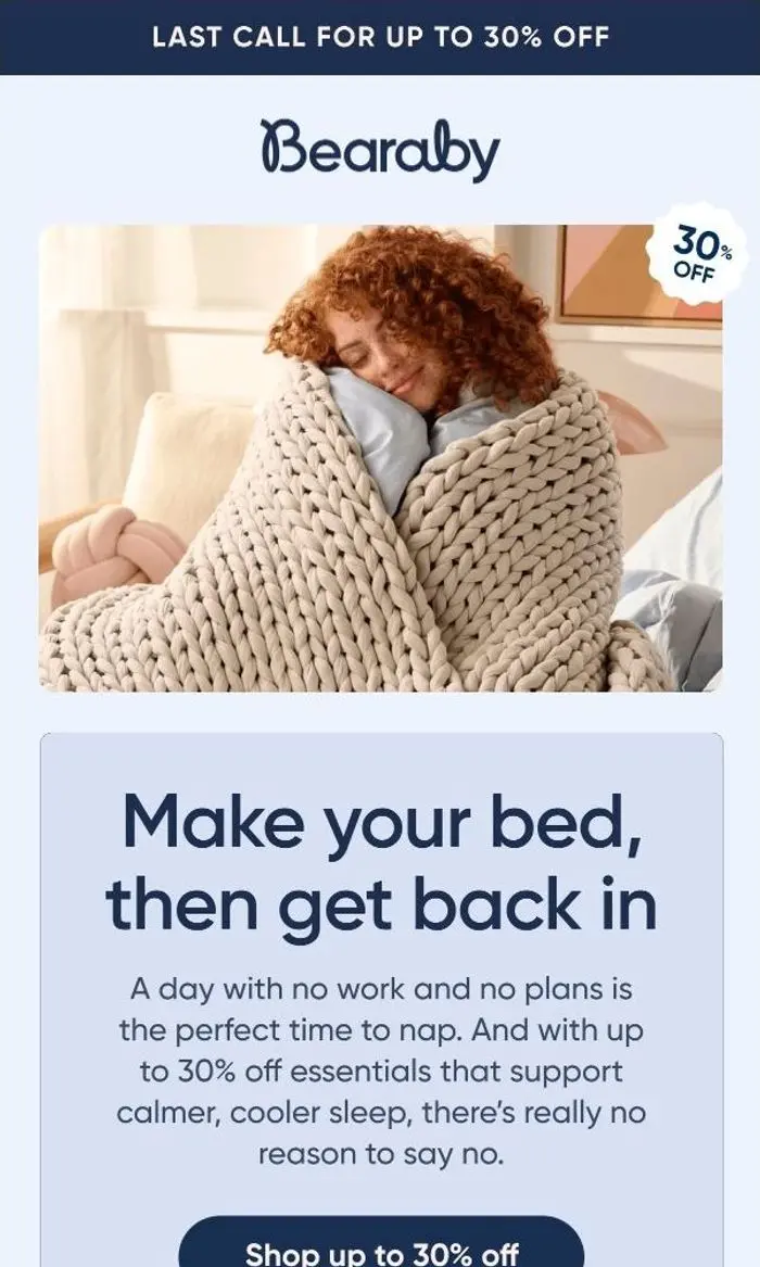 Bearaby: Permission to nap? Granted.