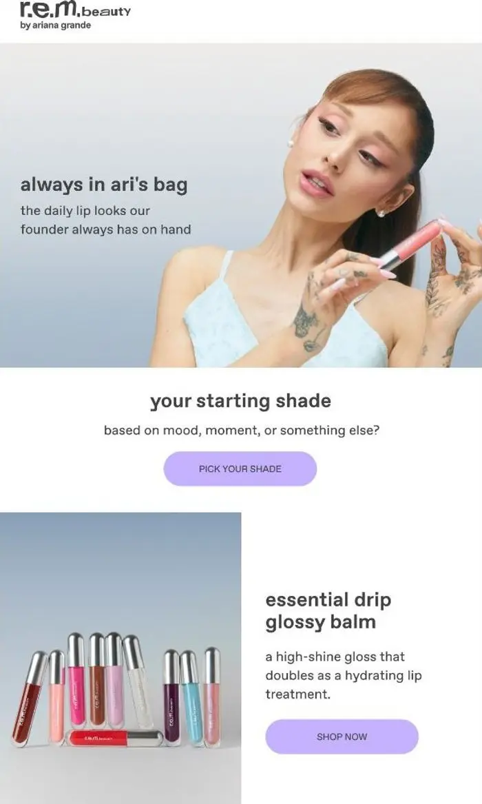 r.e.m. beauty: ari's lip lineup 💄♡