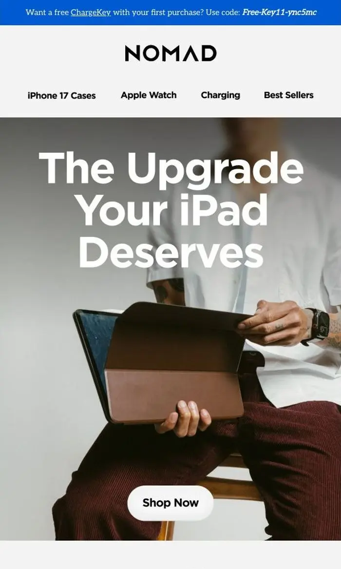 NOMAD: The finishing touch for iPad.