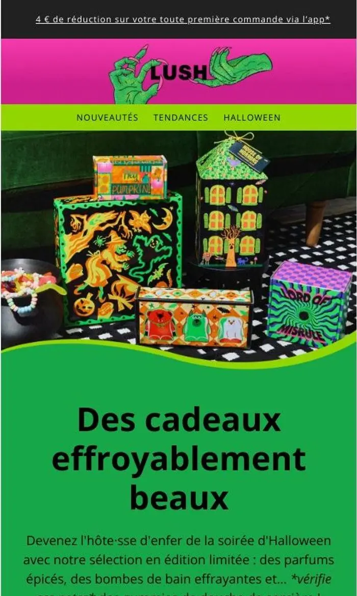 Lush France: Vous avez oublié vos cadeaux d'Halloween ? 🎃