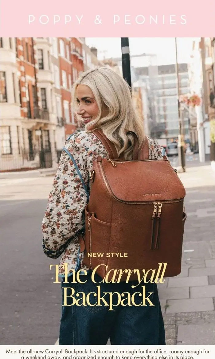 Poppy & Peonies: A New Backpack Has Entered the Chat