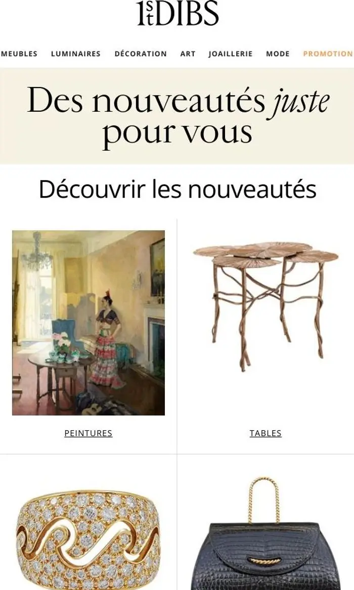 1stDibs: C'est nouveau et c'est rien que pour vous : Meubles