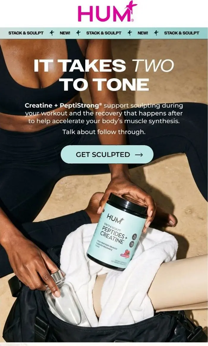 HUM Nutrition: Your Sculpting Dream Team