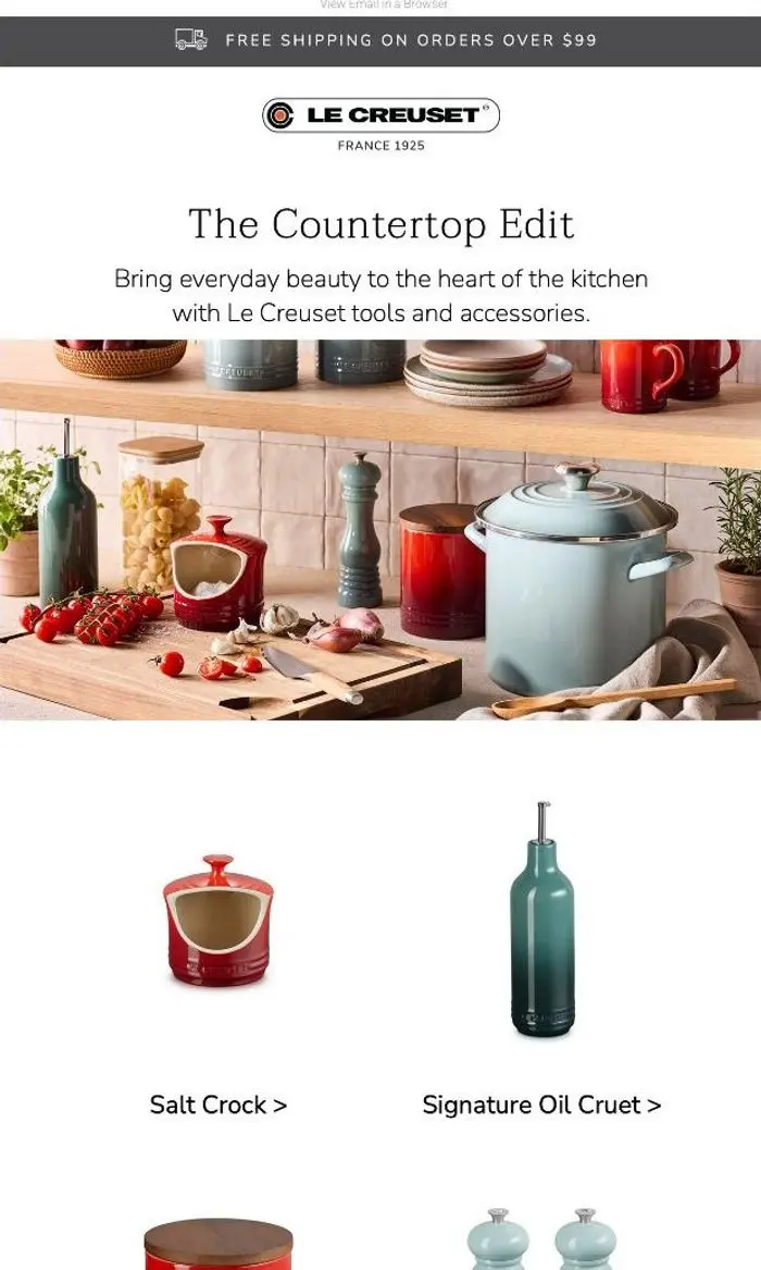 Le Creuset: The Countertop Edit: Starting at $25