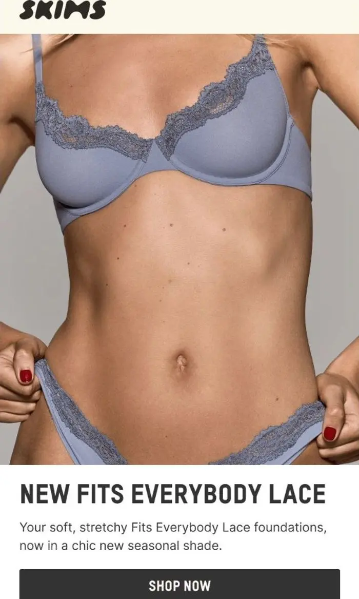 SKIMS: New Fits Everybody Lace
