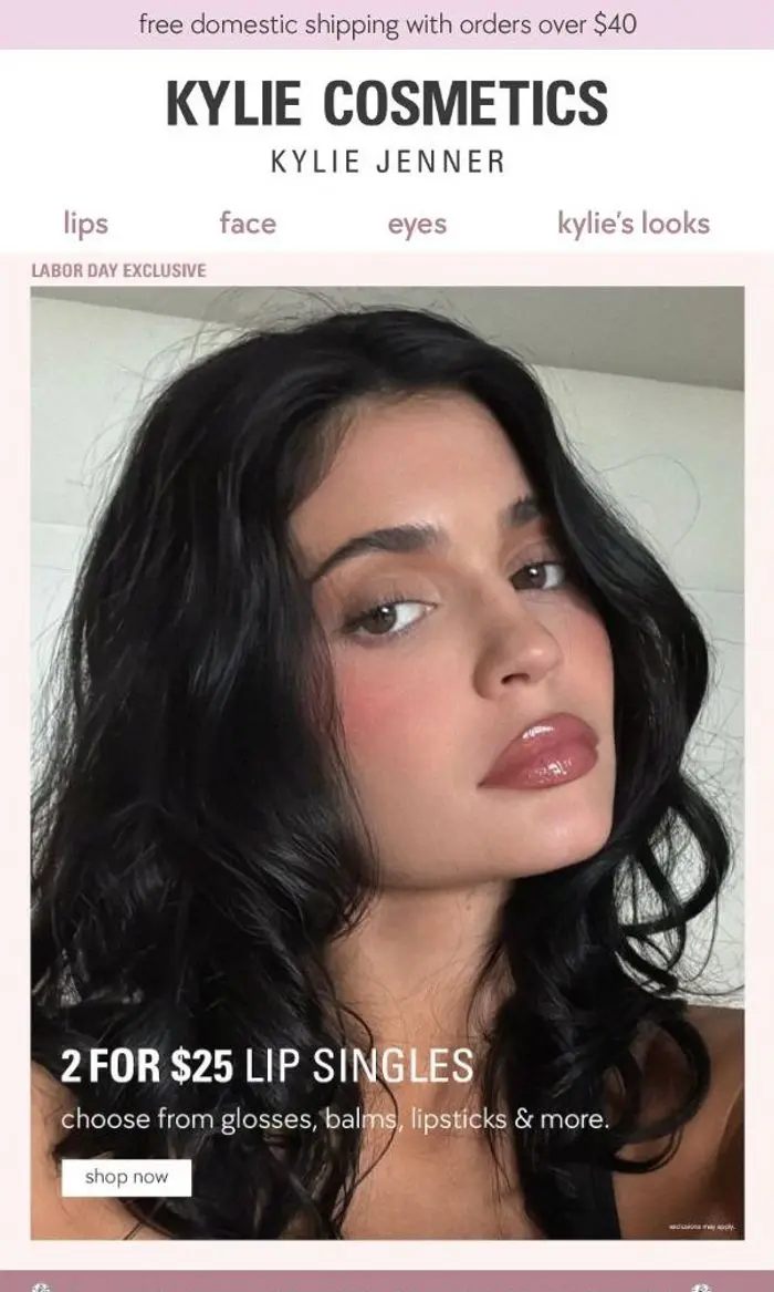 Kylie Cosmetics: online exclusive: 2 for $25 lip singles 💗