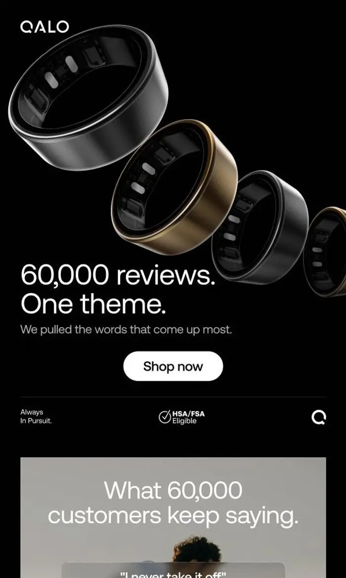 QALO: 60,000+ verified 5-star reviews for QALO