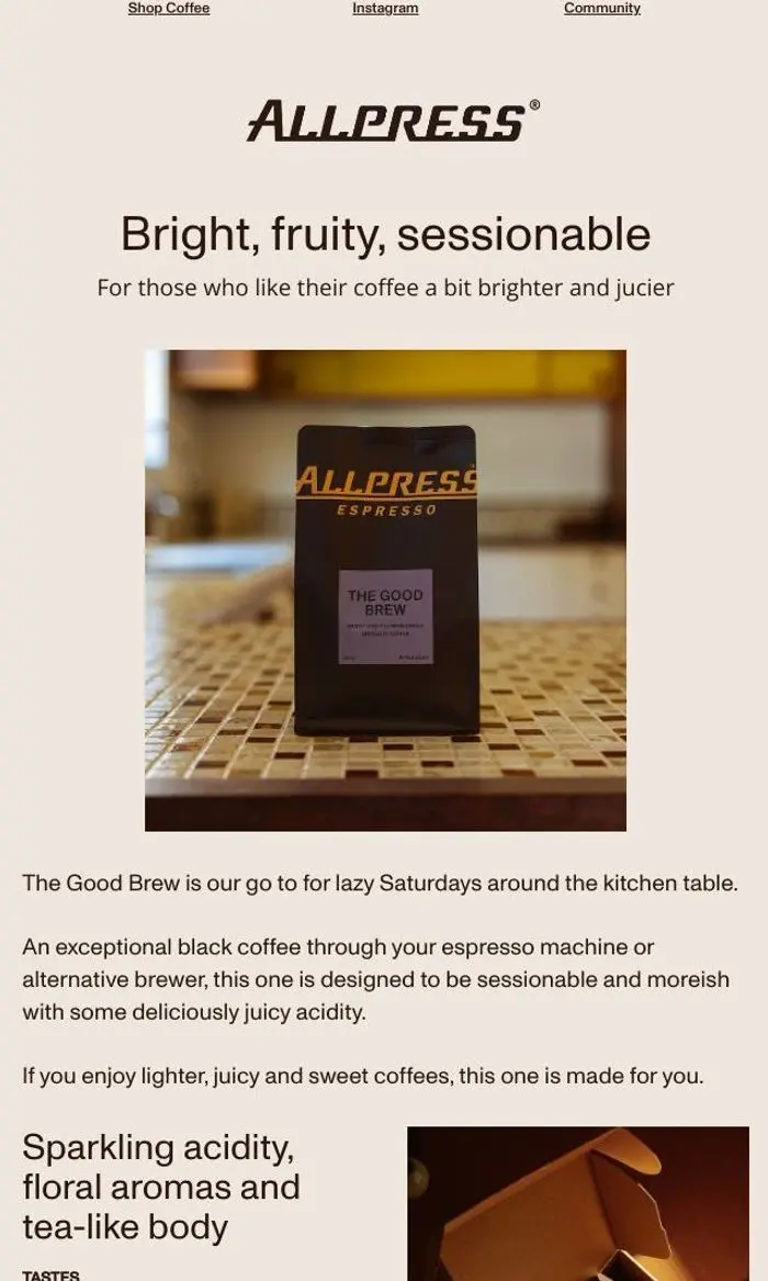 Allpress Espresso New Zealand: Bright and juicy coffee, anyone?