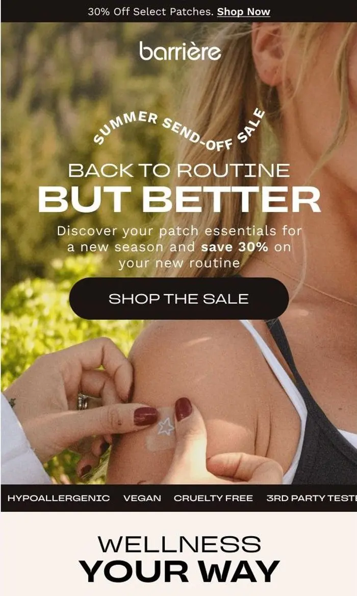 Barrière: Fall Favorites 🍂 30% Off 😚