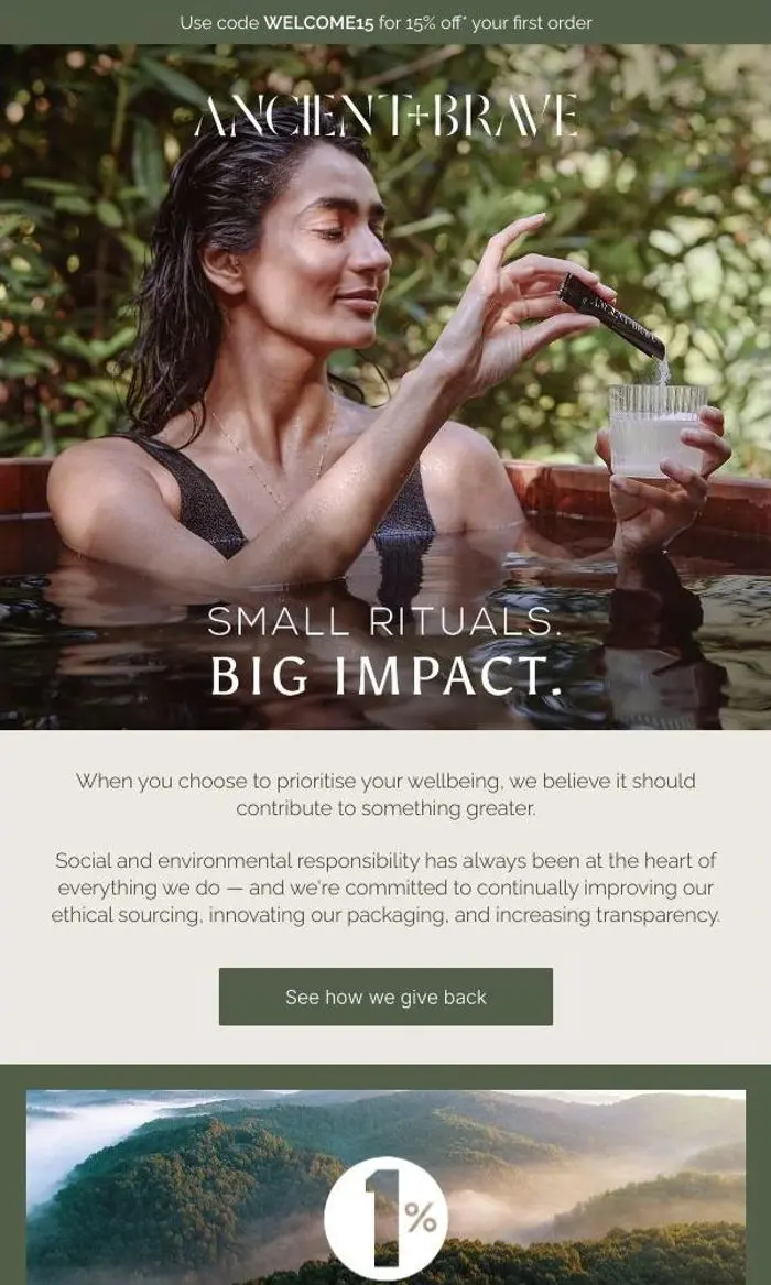 Ancient + Brave: Small rituals. Big impact.