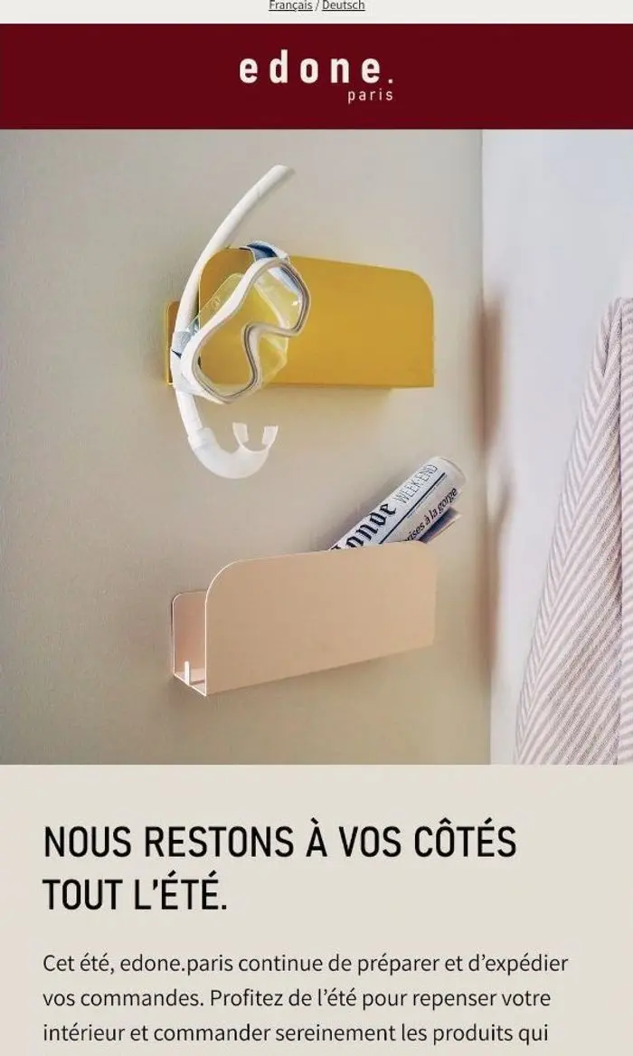 edone.paris: edone.paris reste à vos côtés tout l’été
