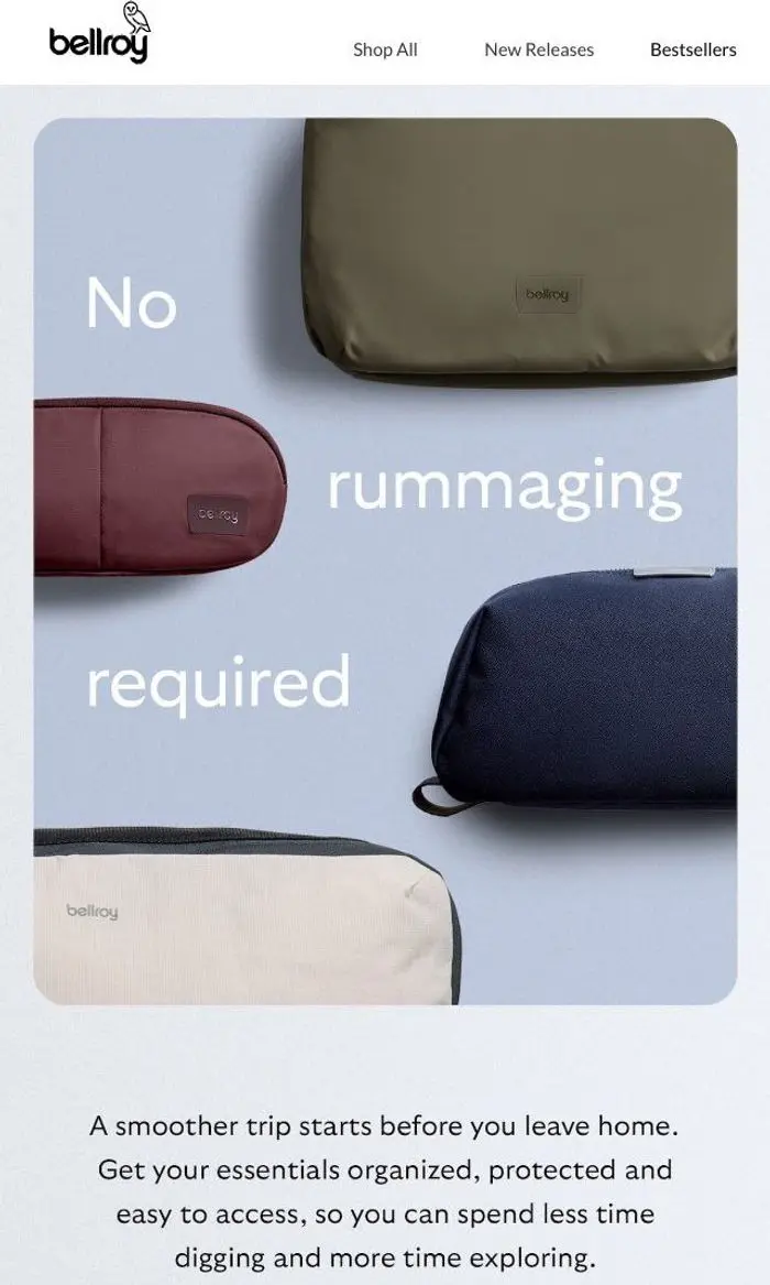 Bellroy: “Where did I put my…?”