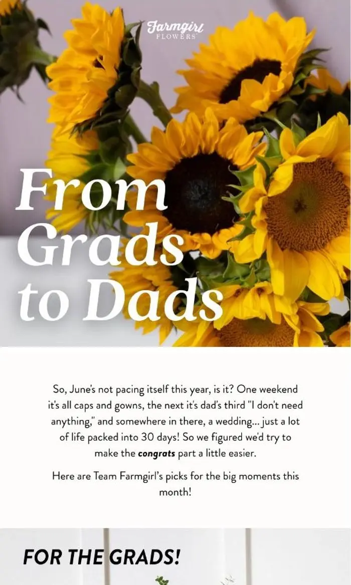 Farmgirl Flowers: big days are booked