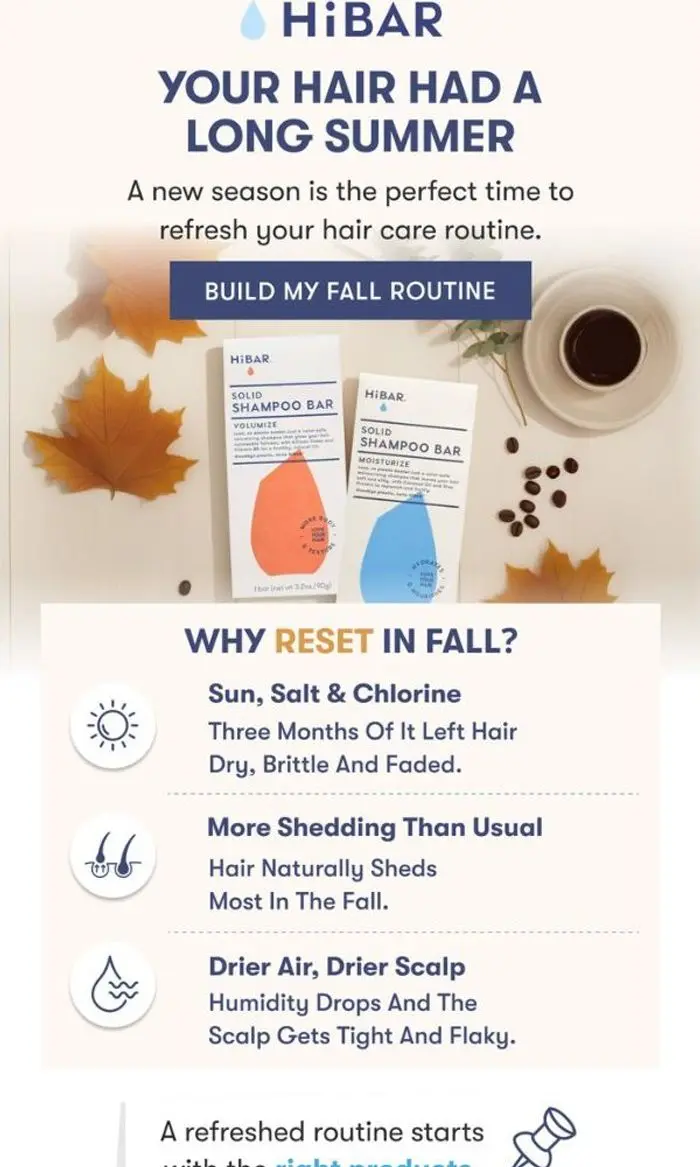 HiBAR: Your Fall Hair Routine Reset