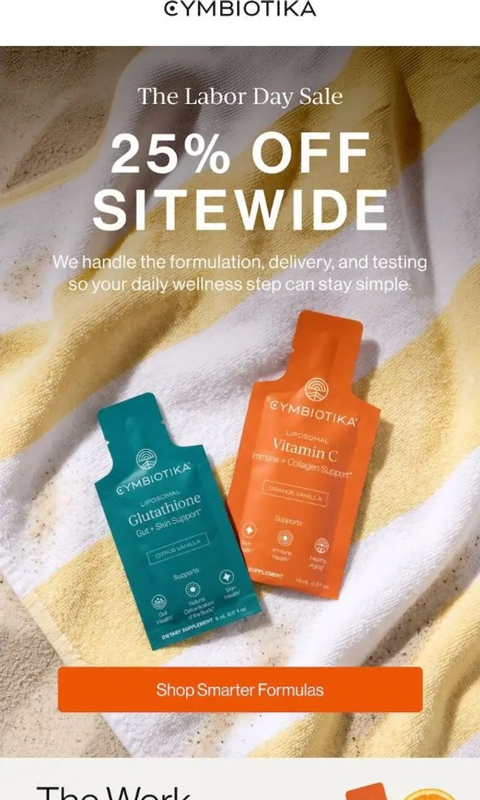 Cymbiotika: Last Chance: 25% off sitewide