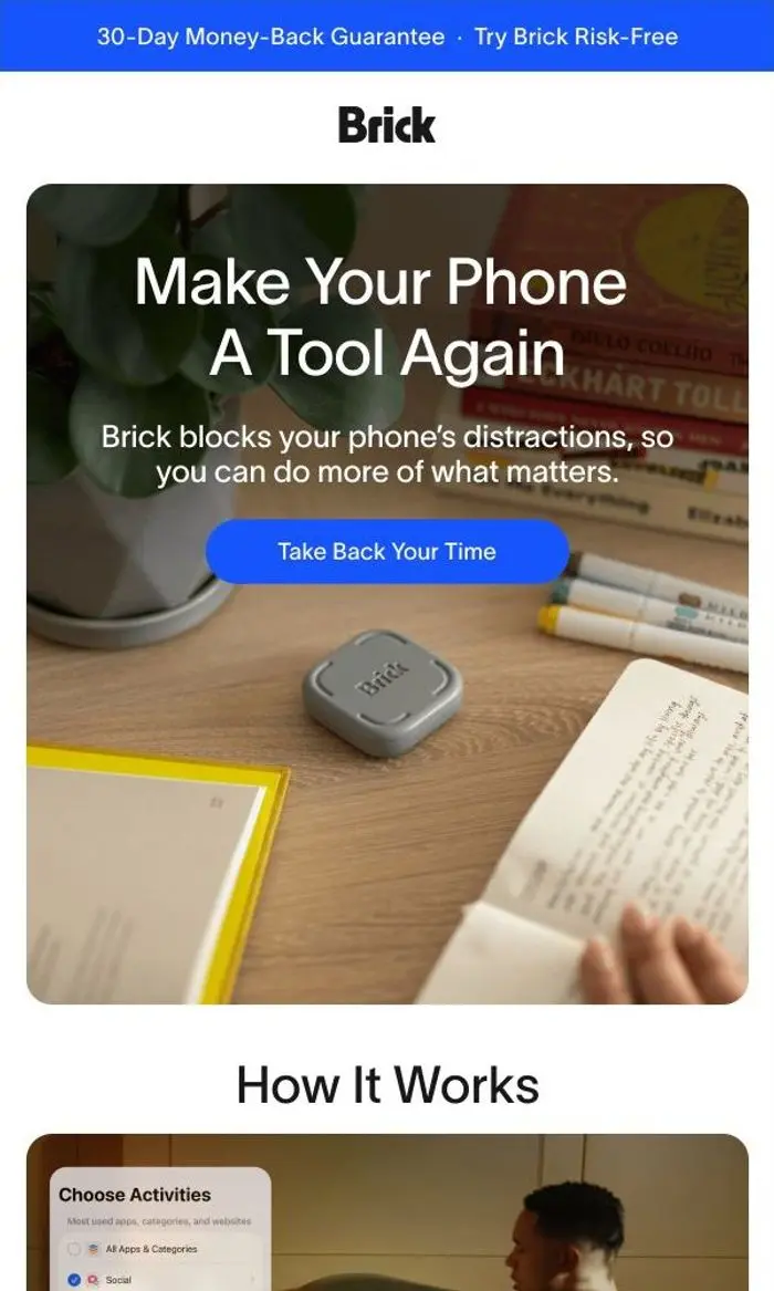 Brick: Make your phone a tool again