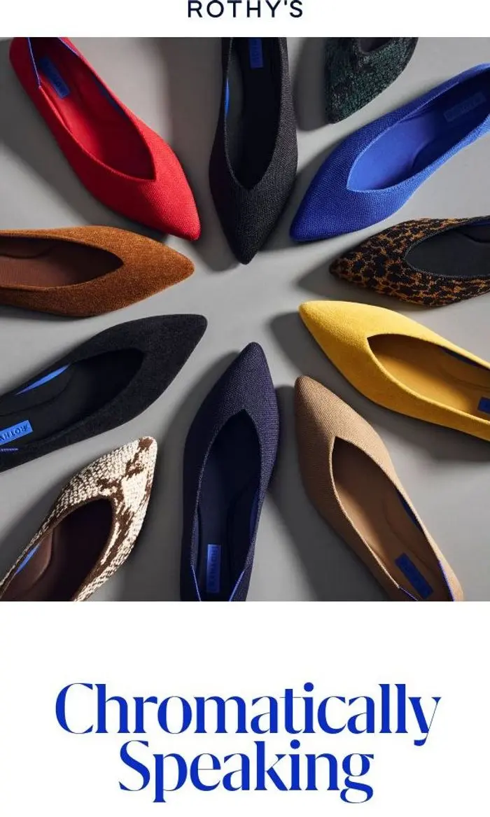 Rothy's: The Point? We love color.