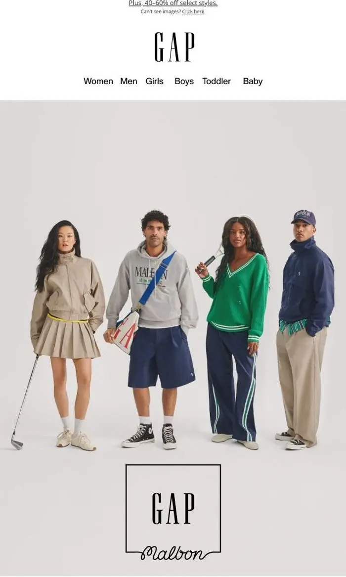 Gap: The Gap × Malbon Lineup