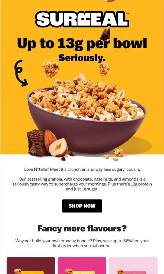 Surreal: Chocolate for Breakfast? Absolutely.