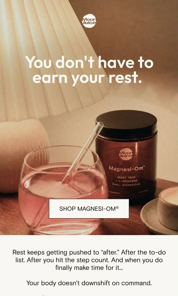 Moon Juice: Rest doesn't have to wait