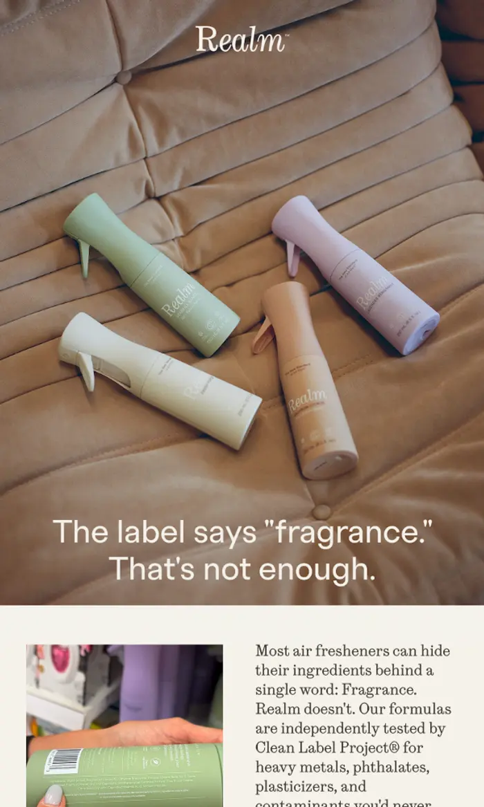 Realm: Most air fresheners wouldn't pass this test