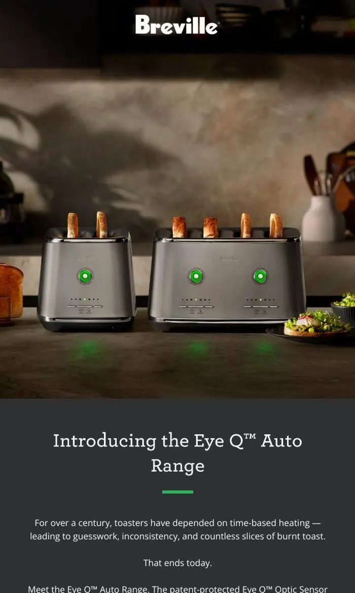 Breville: Introducing the Eye Q™ Auto Range