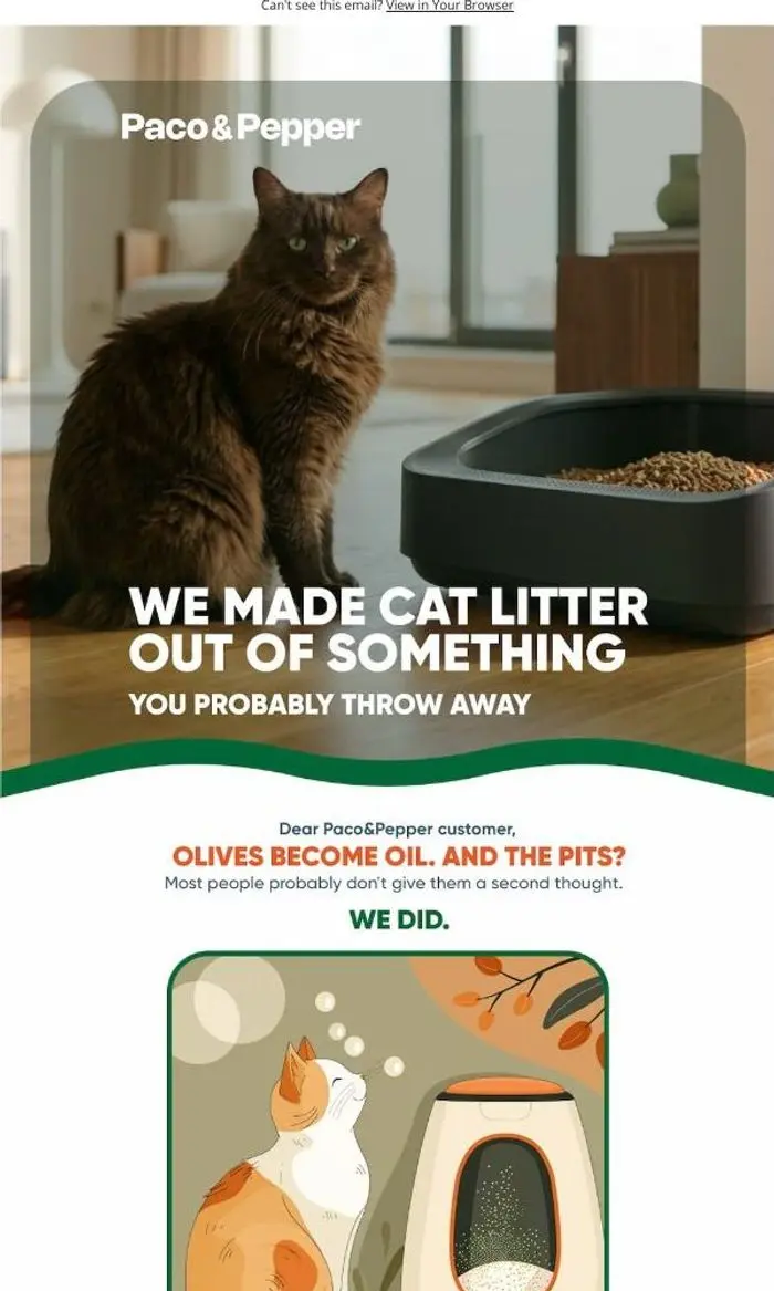 Paco & Pepper: We made Cat Litter out of WHAT?