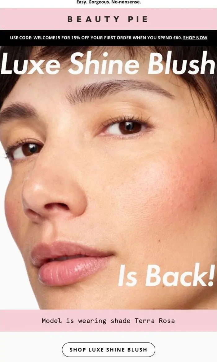 BEAUTY PIE: Our Sold-Out Luxe Shine Blush Sticks Are BACK ☺️