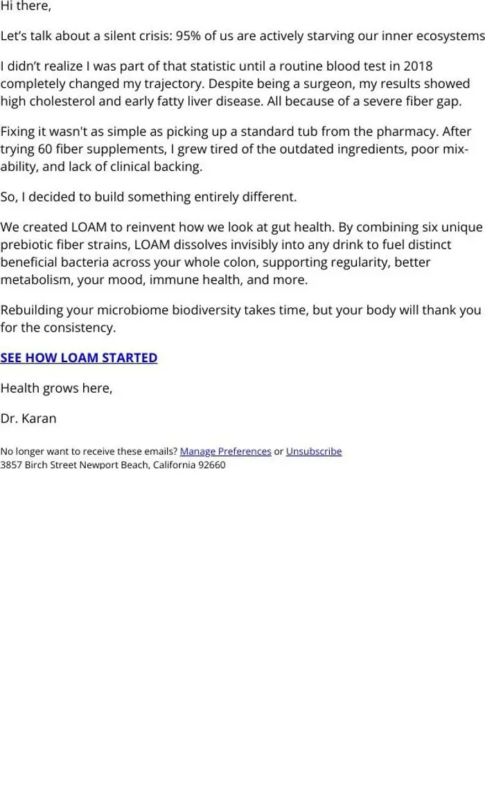 LOAM: The blood test that changed everything.