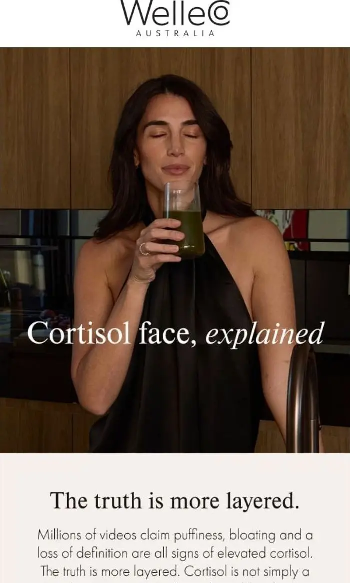 WelleCo™: Is "cortisol face" actually real?