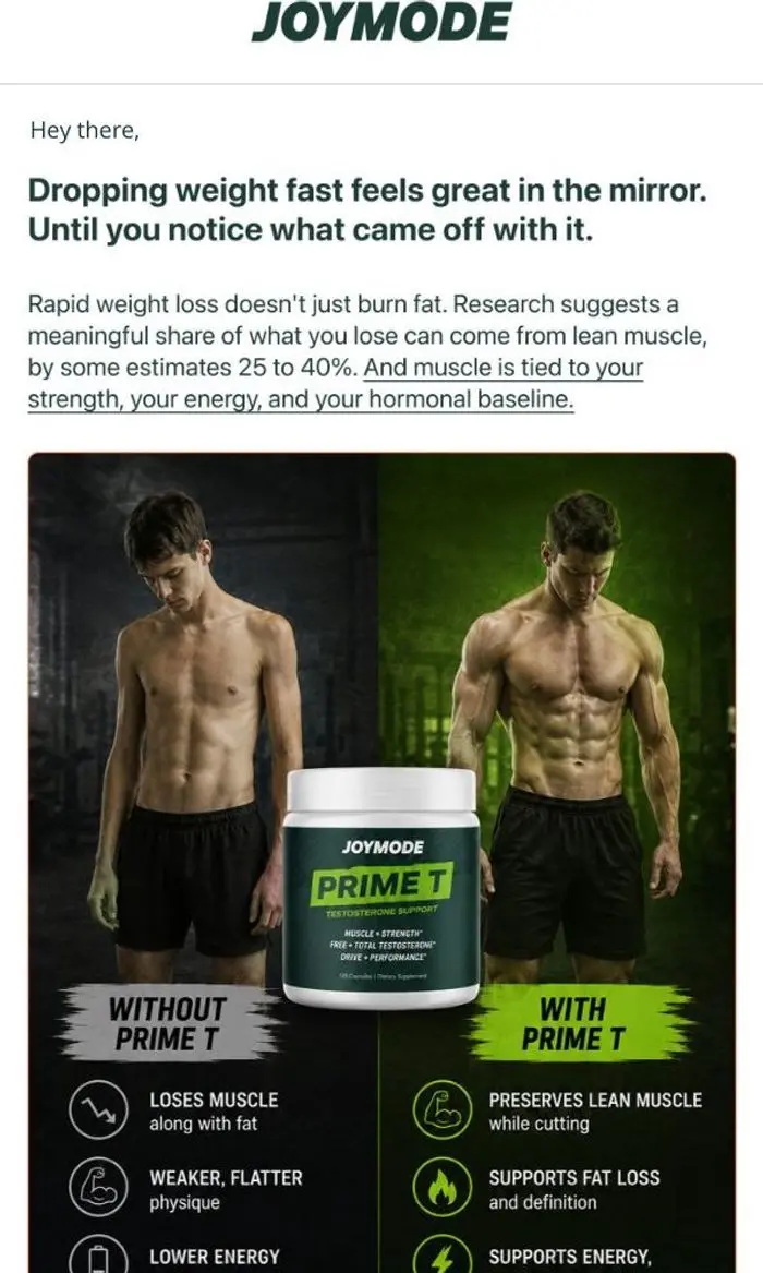 JOYMODE: Lose the weight. Hold the strength.