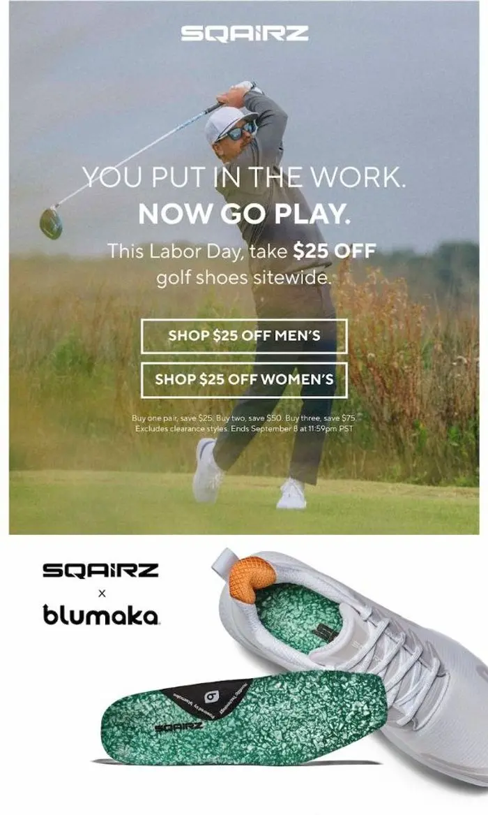 SQAIRZ: More golf. $25 less.