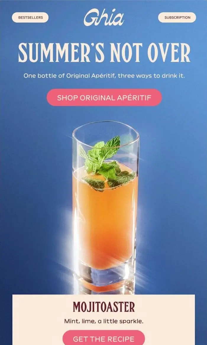 Ghia: MAKE A DRINK