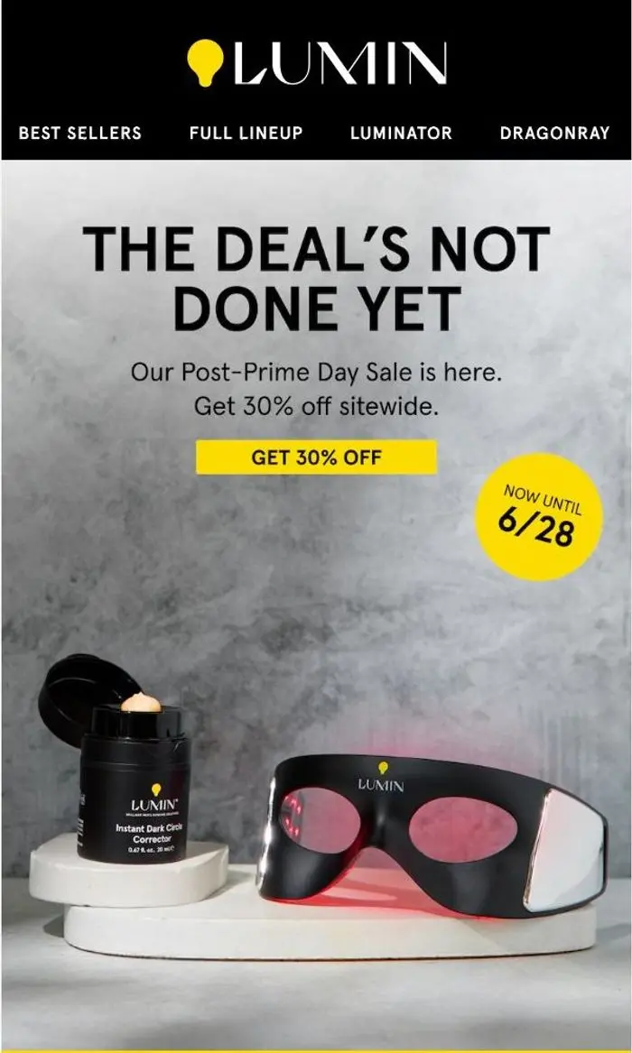 Lumin: POST-PRIME DAY SALE IS HERE!