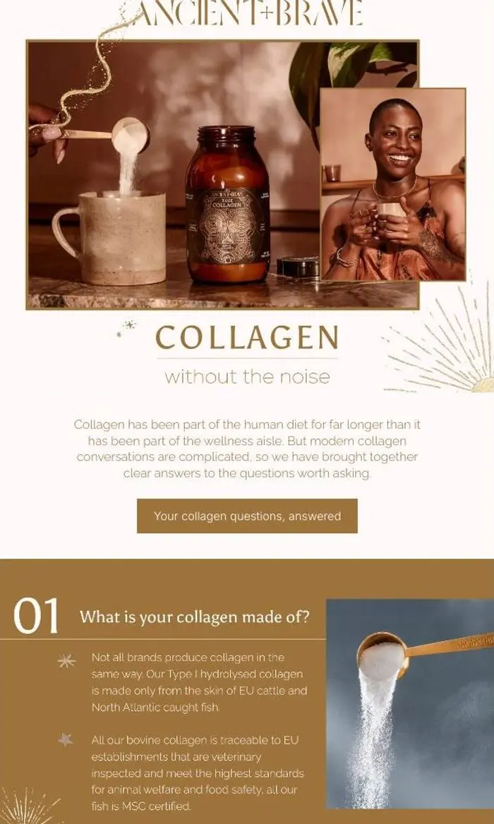 Ancient + Brave: Confused about collagen?