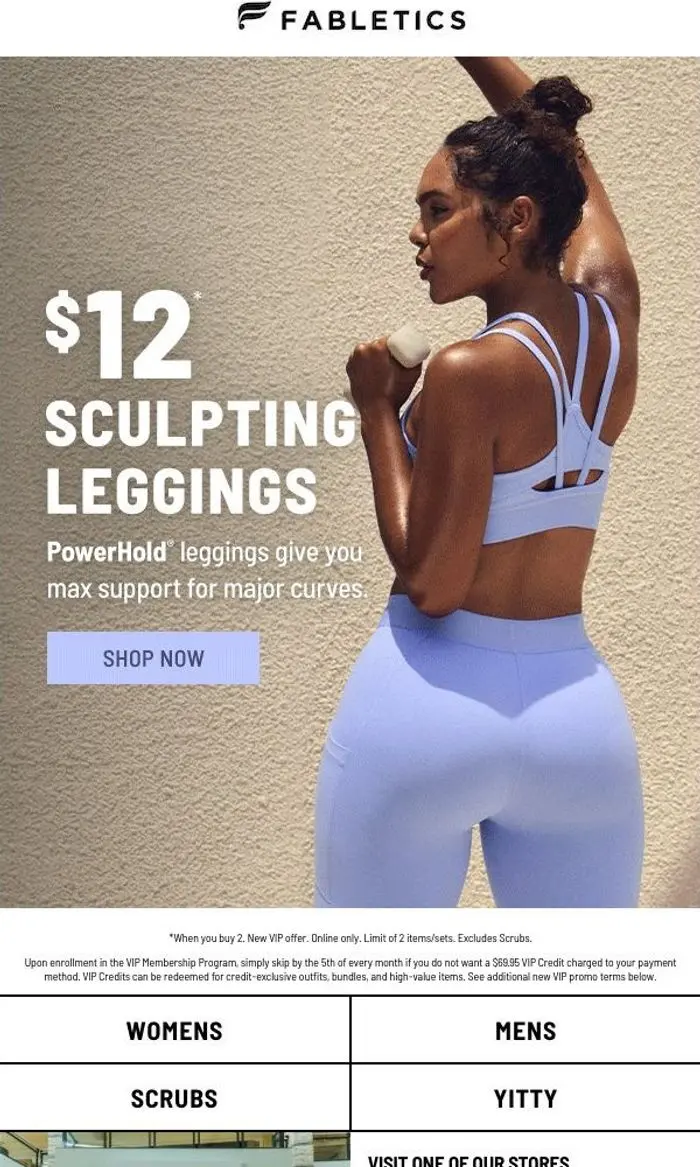 Fabletics: Most. Supportive. $12 Leggings. Ever.