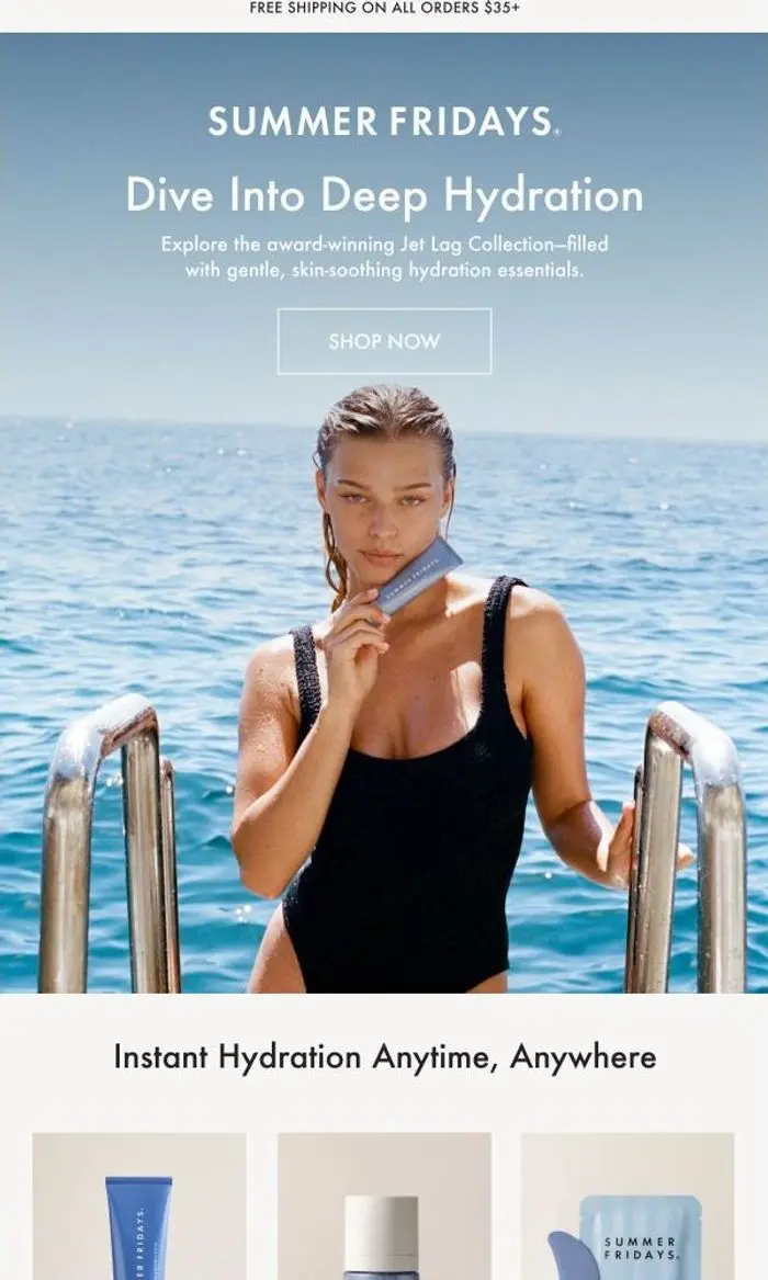 Summer Fridays: For Effortlessly Hydrated Skin 💧