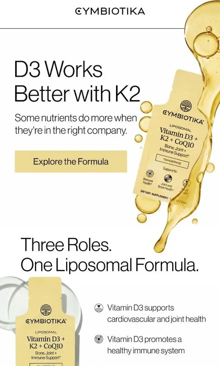 Cymbiotika: Three benefits, one formula 🌱