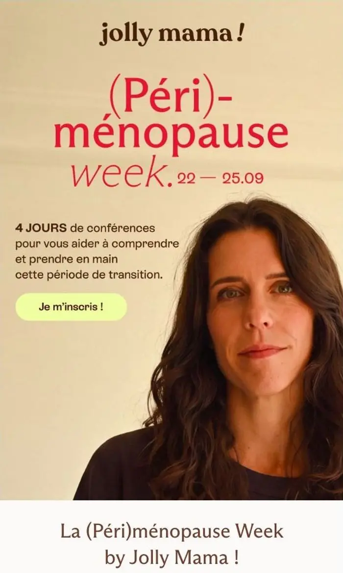 Jolly Mama: 🗓️ 4 jours de conférences autour de la (péri)ménopause