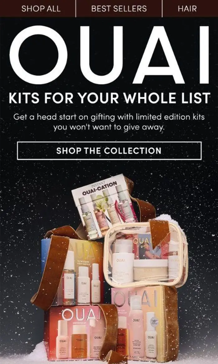 OUAI: The holidays came early 🎁