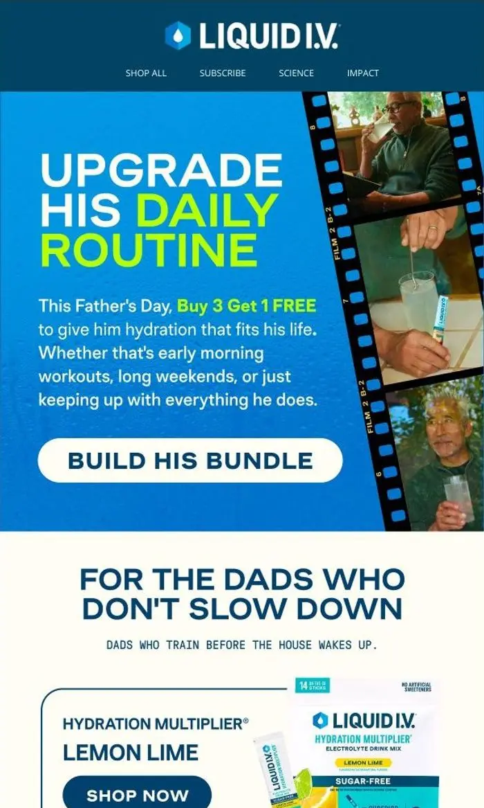 Liquid I.V.: Give dad the gift he needs